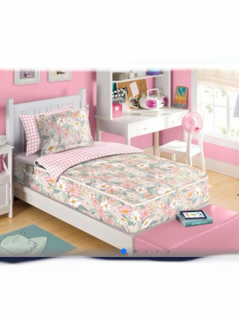 Wildflower💐At Heart❤️Zipit All-in-One Zippered Twin Bedding🛏️Set for Kids👧🏻